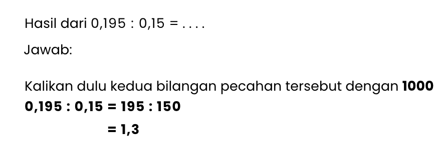 pembagian pecahan desimal